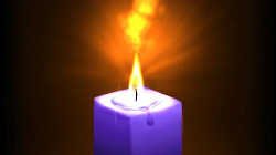  Как нарисовать горящую свечу