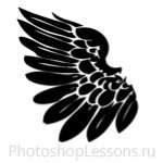 Кисти в виде крыльев ангела для Фотошопа - кисть 1
