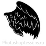 Кисти в виде крыльев ангела для Фотошопа - кисть 12