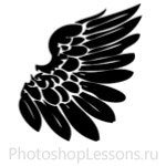 Кисти в виде крыльев ангела для Фотошопа - кисть 2