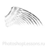 Кисти в виде крыльев ангела для Фотошопа - кисть 23