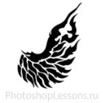 Кисти в виде крыльев ангела для Фотошопа - кисть 4
