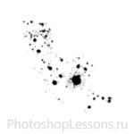 Кисти в виде брызг крови для Фотошопа - кисть 8