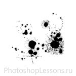 Кисти в виде брызг крови для Фотошопа - кисть 3