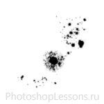 Кисти в виде брызг крови для Фотошопа - кисть 15