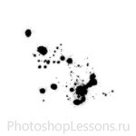 Кисти в виде брызг крови для Фотошопа - кисть 11