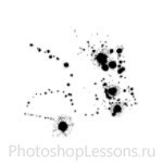 Кисти в виде брызг крови для Фотошопа - кисть 14