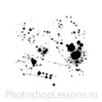 Кисти в виде брызг крови для Фотошопа - кисть 10