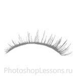 Кисти в виде ресниц для Фотошопа - кисть 4