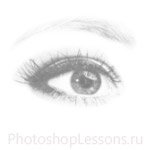 Кисти в виде женский глаз для Фотошопа - кисть 11
