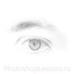 Кисти в виде женский глаз для Фотошопа - кисть 20