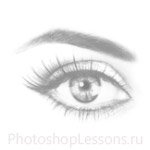 Кисти в виде женский глаз для Фотошопа - кисть 4