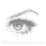 Кисти в виде женский глаз для Фотошопа - кисть 9