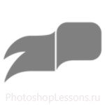 Кисти в виде лент для Фотошопа - кисть 49