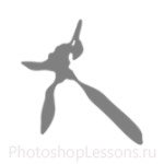 Кисти в виде клякс для Фотошопа - кисть 10