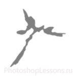 Кисти в виде клякс для Фотошопа - кисть 19