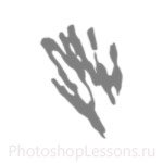 Кисти в виде клякс для Фотошопа - кисть 4