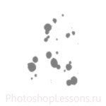 Кисти в виде брызг краски для Фотошопа - кисть 2