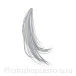 Кисти в виде волос для Фотошопа - кисть 1