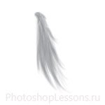 Кисти в виде волос для Фотошопа - кисть 12