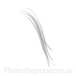 Кисти в виде волос для Фотошопа - кисть 17