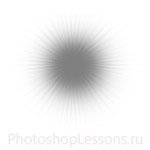 Кисти в виде лучей для Фотошопа - кисть 22