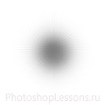 Кисти в виде лучей для Фотошопа - кисть 24
