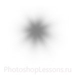 Кисти в виде лучей для Фотошопа - кисть 31