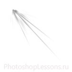Кисти в виде лучей для Фотошопа - кисть 53