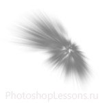 Кисти в виде лучей для Фотошопа - кисть 65