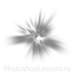 Кисти в виде лучей для Фотошопа - кисть 82