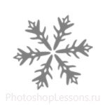 Кисти: снежинки для Фотошопа - кисть 11