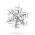 Кисти: снежинки для Фотошопа - кисть 59