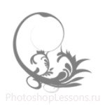 Кисти: цветочные орнаменты для Фотошопа - кисть 3