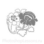 Кисти: цветочные орнаменты для Фотошопа - кисть 32