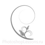 Кисти: цветочные орнаменты для Фотошопа - кисть 5