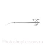 Кисти: цветочные орнаменты для Фотошопа - кисть 8