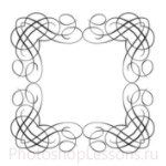 Кисти: декоративные рамки для Фотошопа - кисть 15