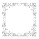 Кисти: декоративные рамки для Фотошопа - кисть 18