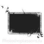 Кисти: декоративные рамки для Фотошопа - кисть 40