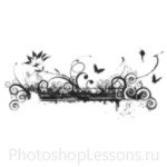 Кисти: декоративные рамки для Фотошопа - кисть 45