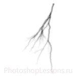 Кисти: молнии для Фотошопа - кисть 35