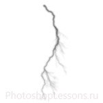 Кисти: молнии для Фотошопа - кисть 44