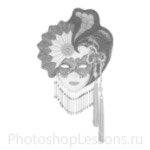 Кисти: маски для Фотошопа - кисть 55